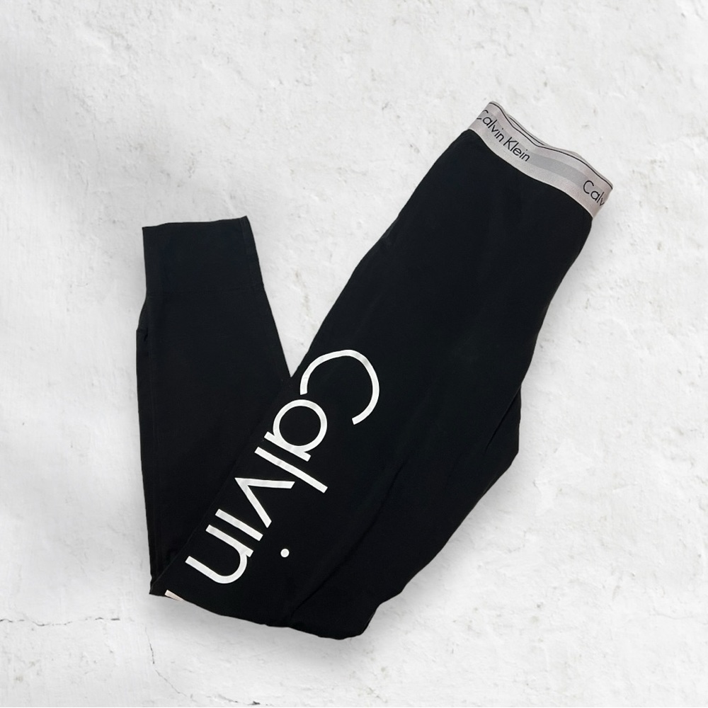 calvin klein soft black leggings